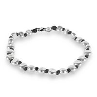 Armband Spadarella Spadini in Silber SPBR275-17.5 GRIGIO SCURO